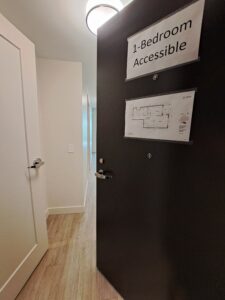 1-br accessible door